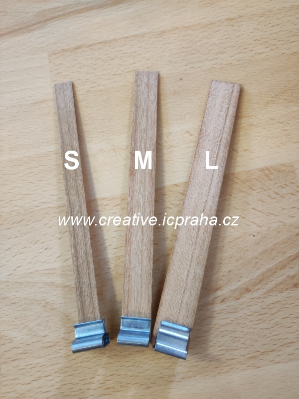 knot dřevěný - L - velký + kov.držák